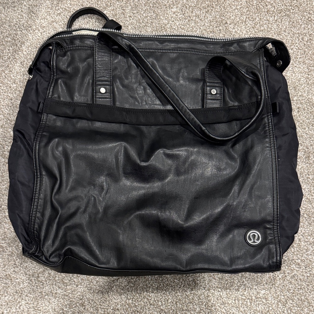 lululemon athletica Black Duffel Bag